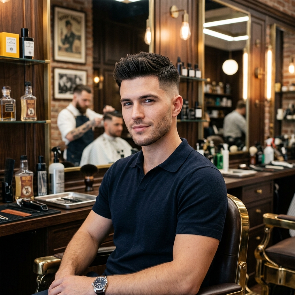Corte Masculino Degradê Fade